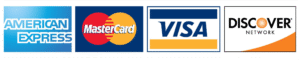We accept credit cards